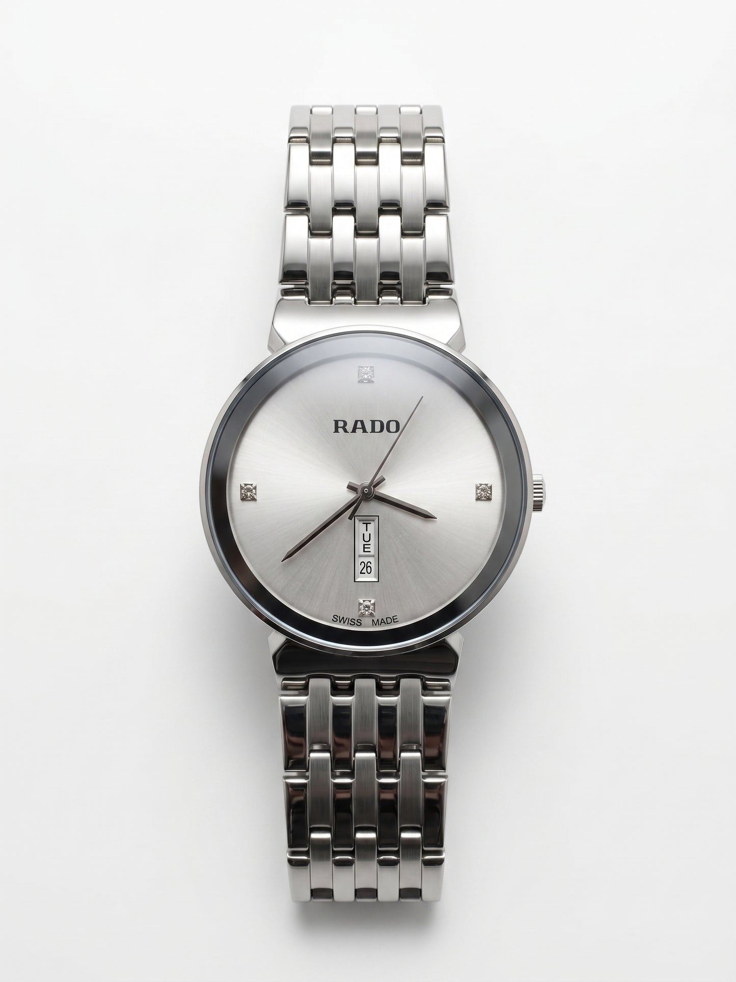 RADO Silver Stainless Steel Luxury Watch
