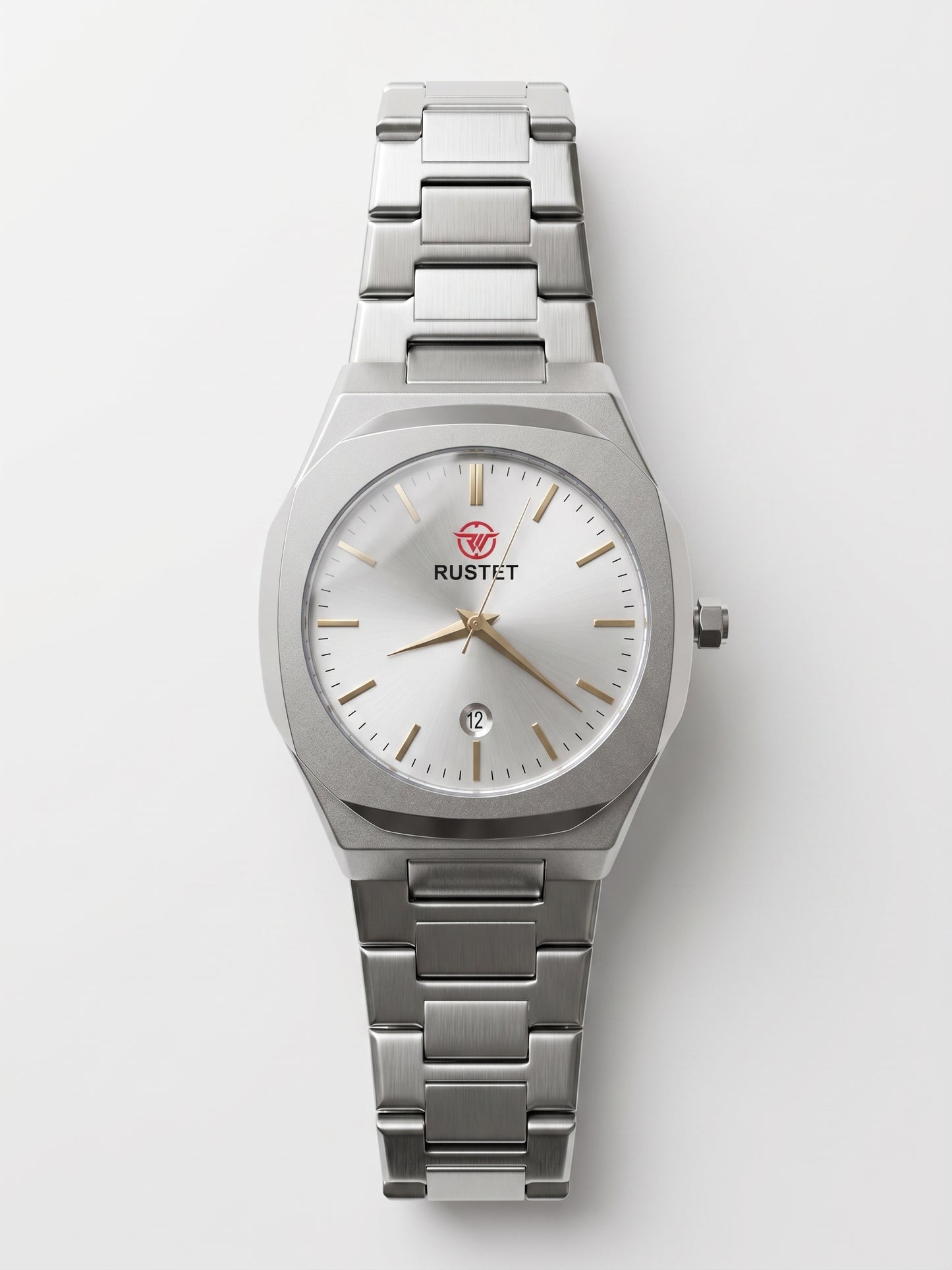 Rustet Sterling Classic Silver Watch