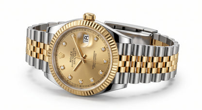 Luxury Two-Tone Gold & Steel Watch
