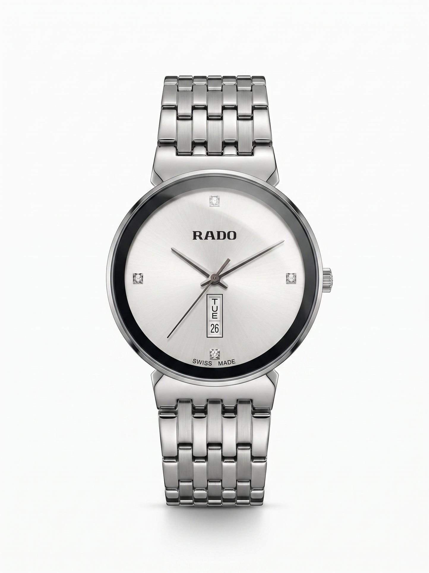 RADO Silver Stainless Steel Luxury Watch