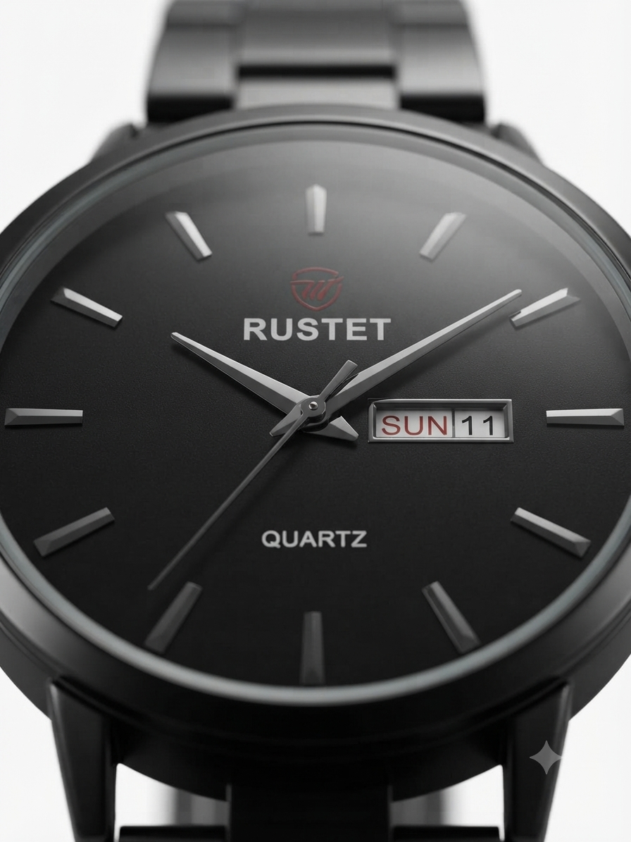 Rustet Classic Black Watch