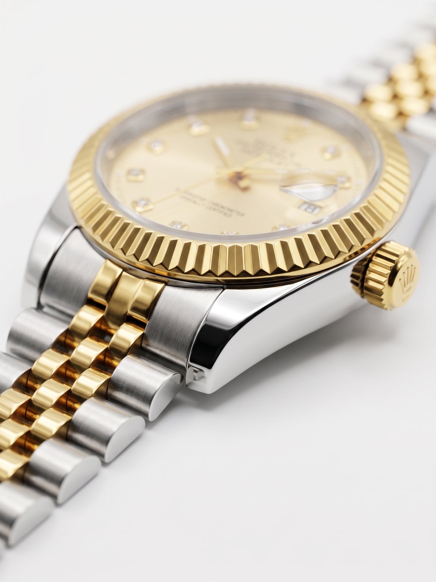 Luxury Two-Tone Gold & Steel Watch