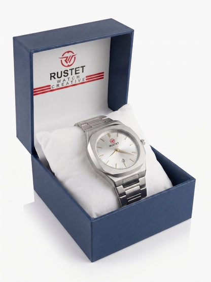 Rustet Sterling Classic Silver Watch