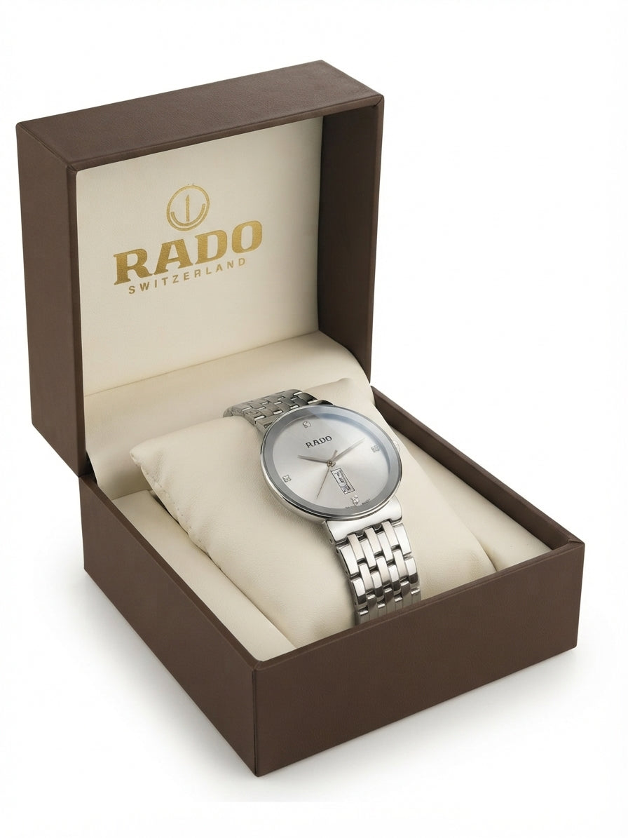 RADO Silver Stainless Steel Luxury Watch