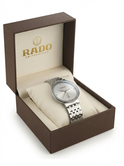 RADO Silver Stainless Steel Luxury Watch