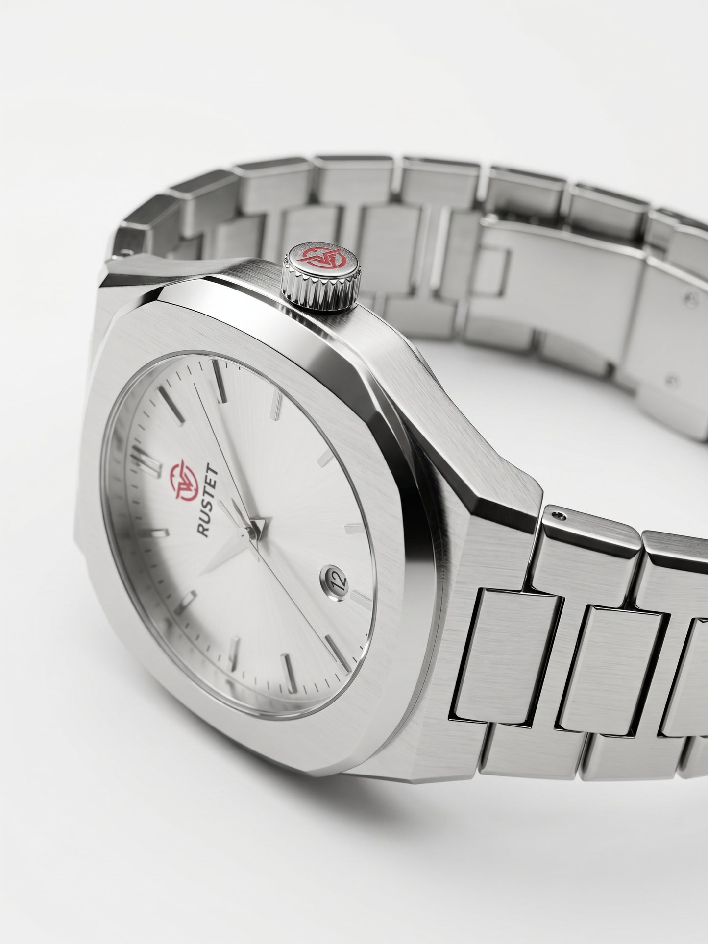 Rustet Sterling Classic Silver Watch