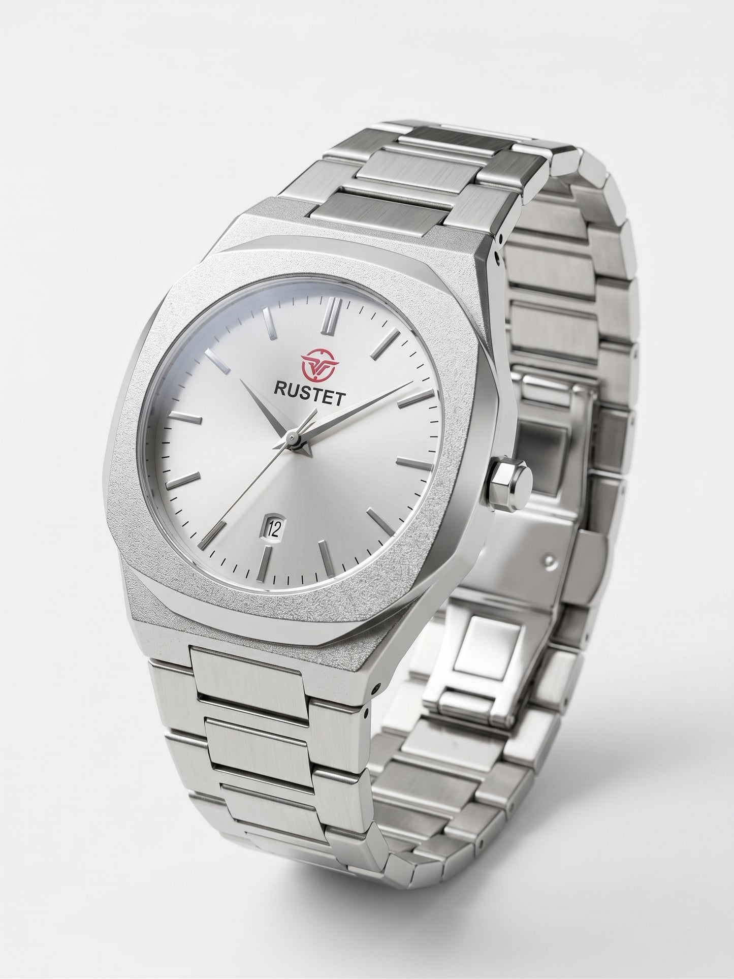 Rustet Sterling Classic Silver Watch