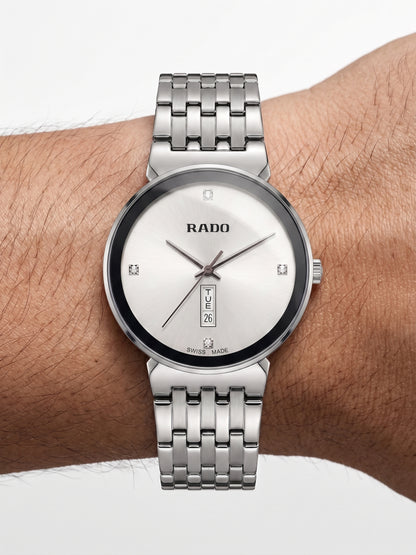 RADO Silver Stainless Steel Luxury Watch