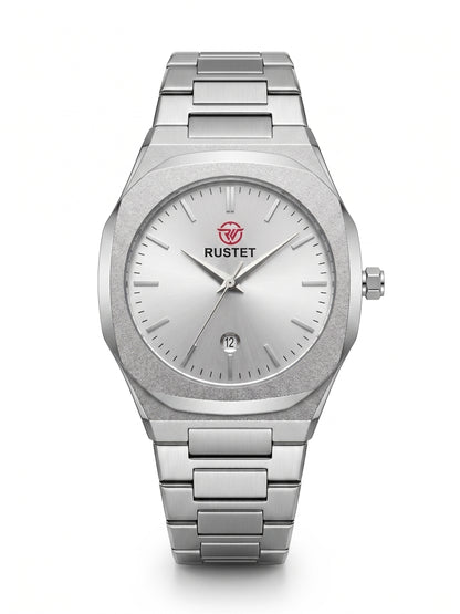 Rustet Sterling Classic Silver Watch
